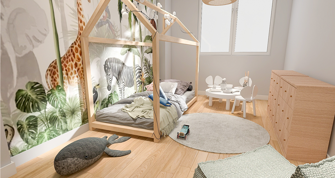 Dormitorio Infantil DecoInterior María Vázquez Soria